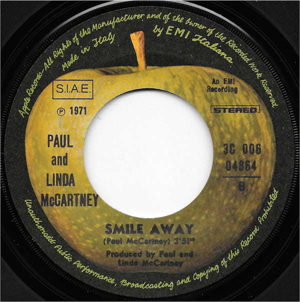 Paul & Linda McCartney -Eat At Home / Smile Away