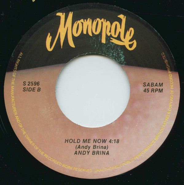 Andy Brina -A Fool Who's Waiting / Hold Me Now
