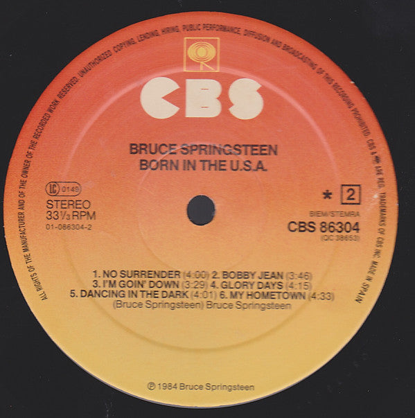 Bruce Springsteen -Born In The U.S.A.