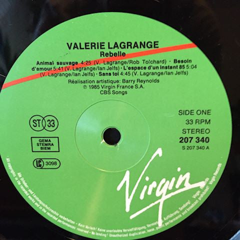 Valérie Lagrange -Rebelle