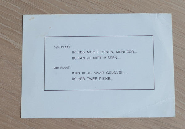 Dolle Mia -Ik Heb Mooie Benen, Meneer! / Ik Kan Je Niet Missen