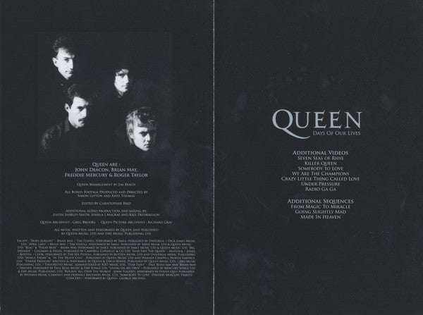 Queen -Days Of Our Lives - The Definitive Documentary Of The World's Greatest Rock Band