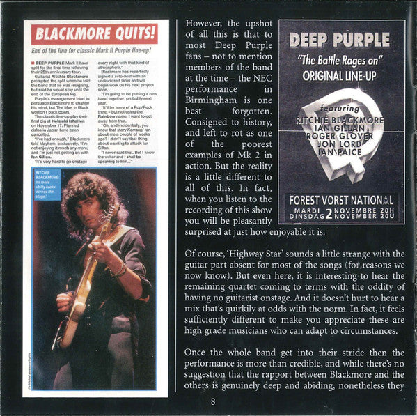 Deep Purple -Live At The NEC 1993