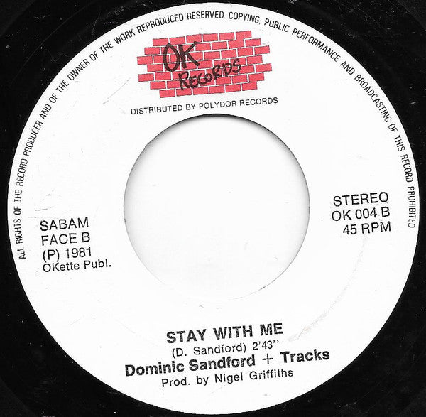 Dominic Sandford + Tracks (6) -Killer Boy