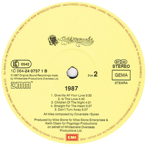 Whitesnake -1987