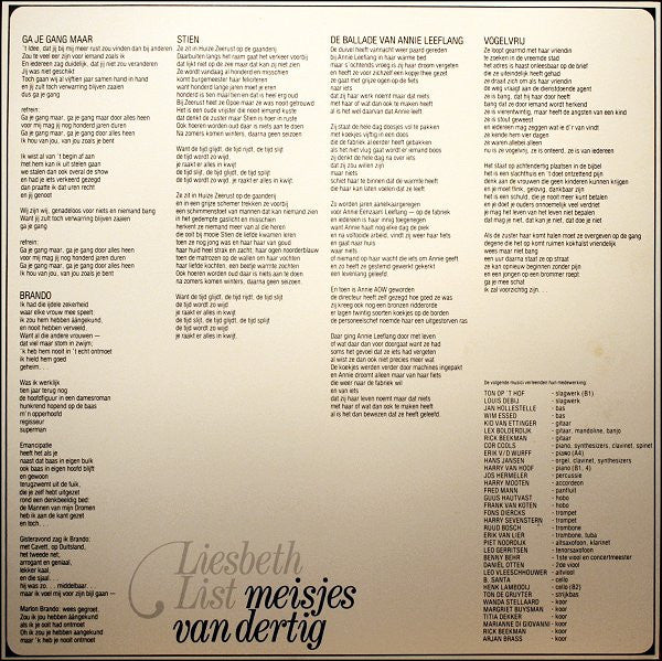 Liesbeth List -Meisjes Van Dertig