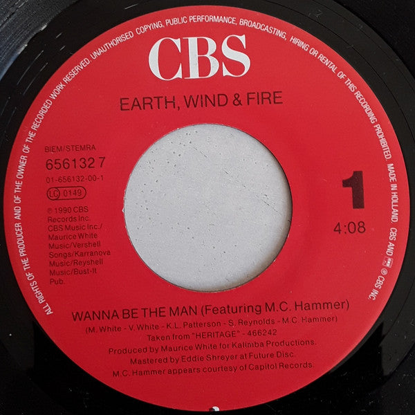 Earth, Wind & Fire Featuring M.C. Hammer* -Wanna Be The Man