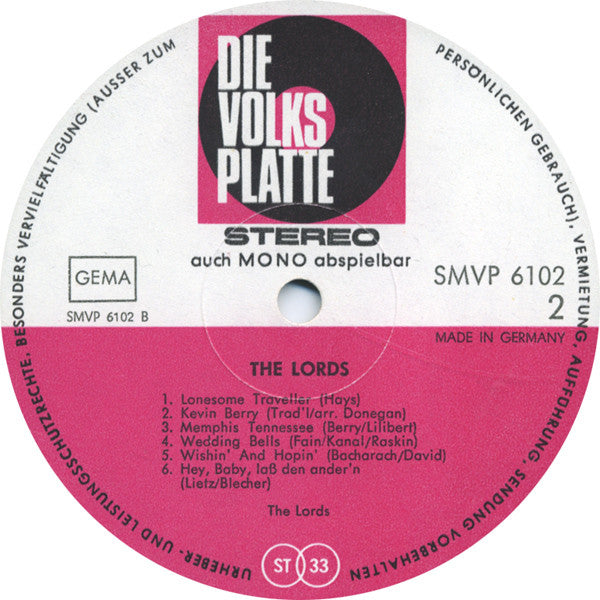 The Lords -Deutschlands Beatband Nr. 1