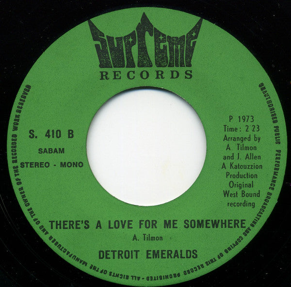 Detroit Emeralds -Feel The Need In Me