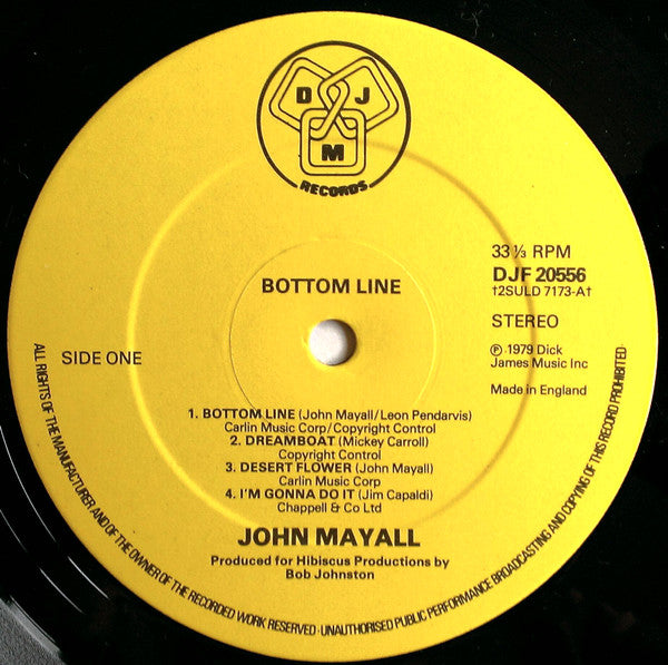 John Mayall -Bottom Line