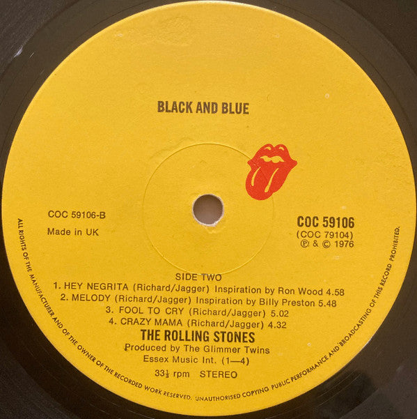The Rolling Stones -Black And Blue