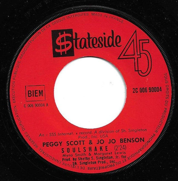 Peggy Scott & Jo Jo Benson -Soulshake / We Were Made For Each Other