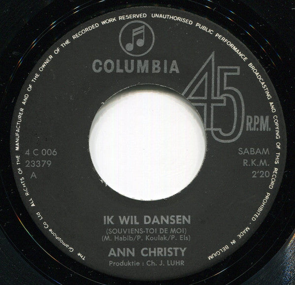 Ann Christy -Ik Wil Dansen