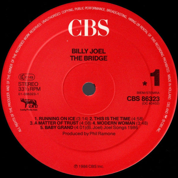 Billy Joel -The Bridge