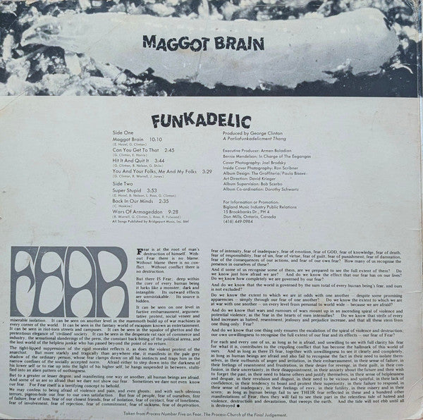 Funkadelic -Maggot Brain