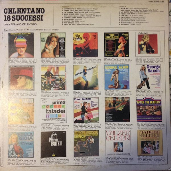 Adriano Celentano -18 Successi