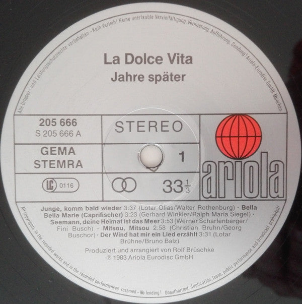 La Dolce Vita -Jahre Später,