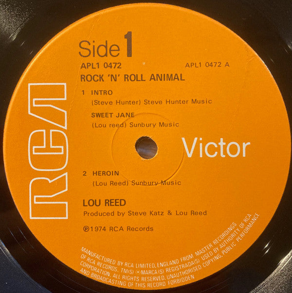Lou Reed -Rock N Roll Animal