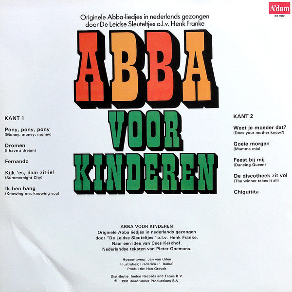 De Leidse Sleuteltjes o.l.v. Henk Franke -ABBA Voor Kinderen