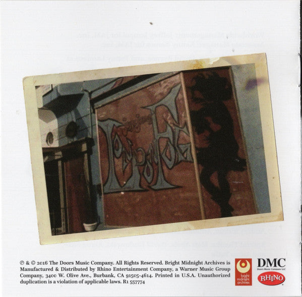 Doors* - London Fog 1966