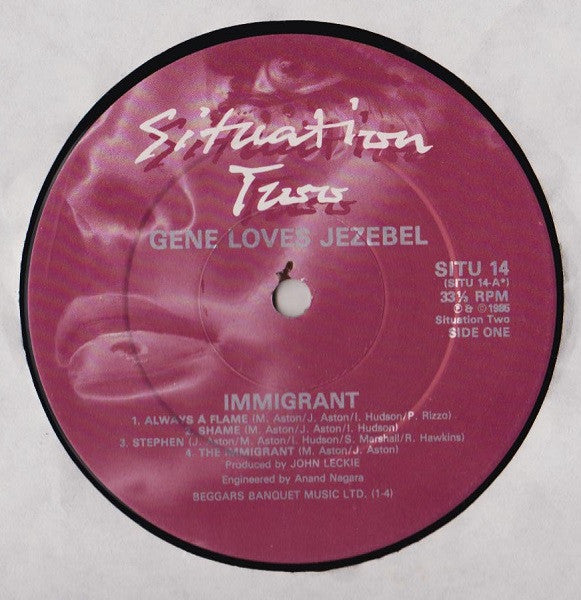 Gene Loves Jezebel -Immigrant