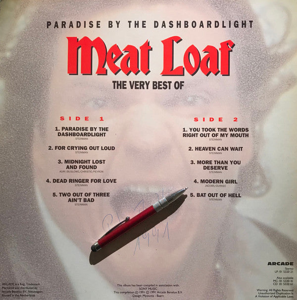 Meat Loaf -Paradise By The Dashboardlight (The Very Best Of)