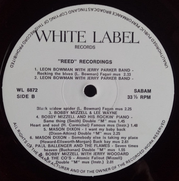 Various - "Reed" Recordings