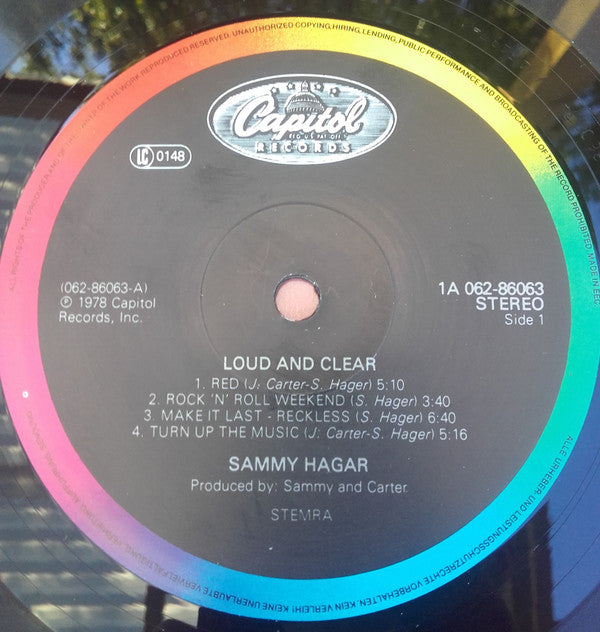 Sammy Hagar -Loud And Clear