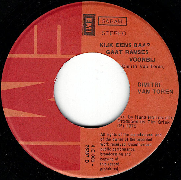 Dimitri Van Toren -Jij Bent De Mooiste