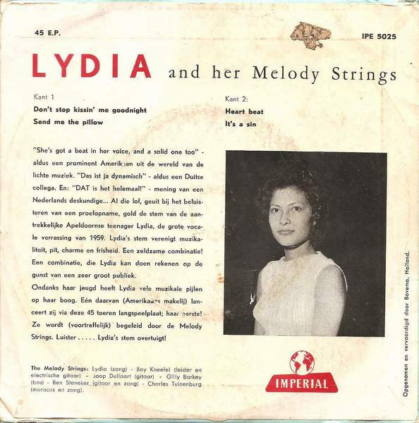Lydia And Her Melody Strings* -Don't Stop Kissin' Me Goodnight