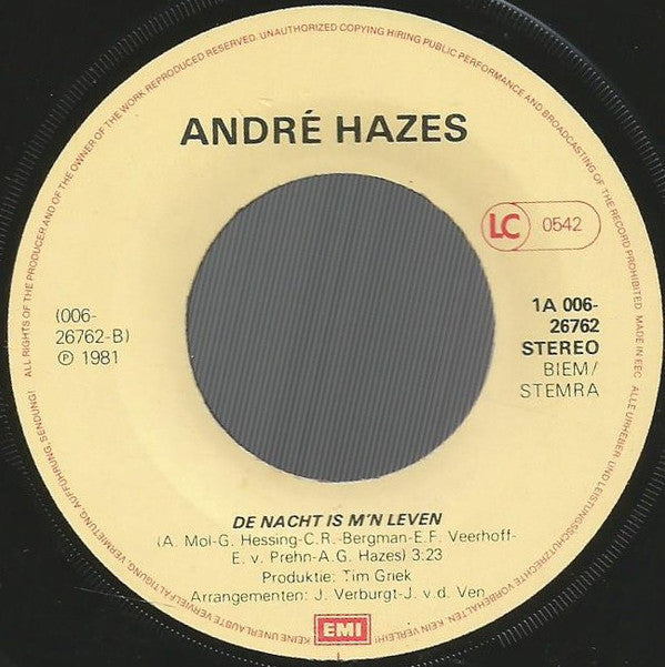 André Hazes - Zeg Maar Niets Meer