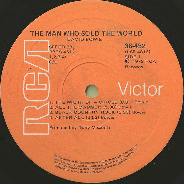 David Bowie -The Man Who Sold The World