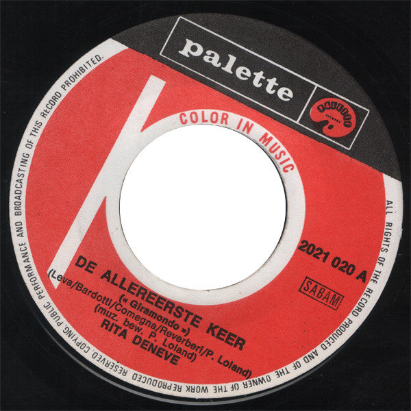 Rita Deneve -De Allereerste Keer / Tranen