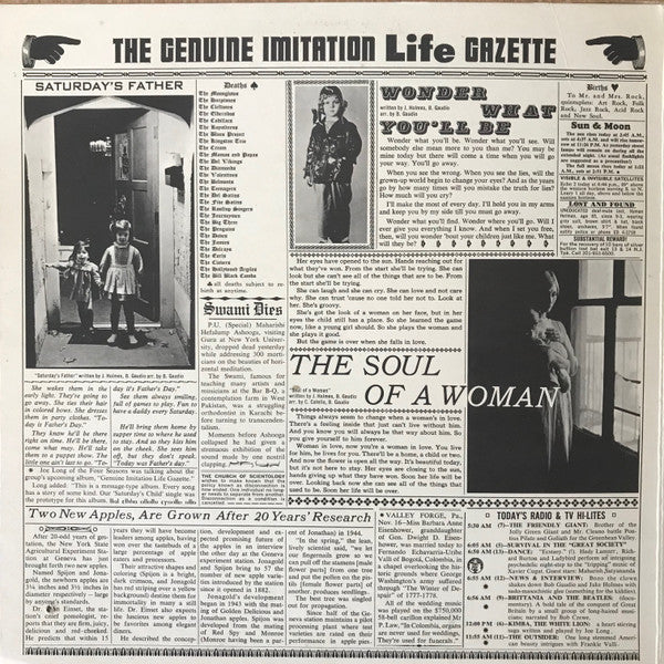 The 4 Seasons* -The Genuine Imitation Life Gazette