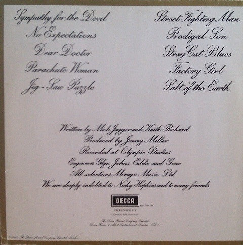 Rolling Stones* -Beggars Banquet