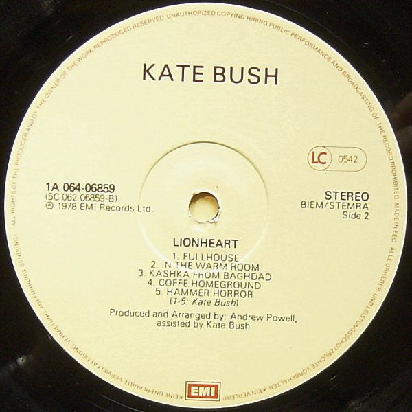 Kate Bush -Lionheart