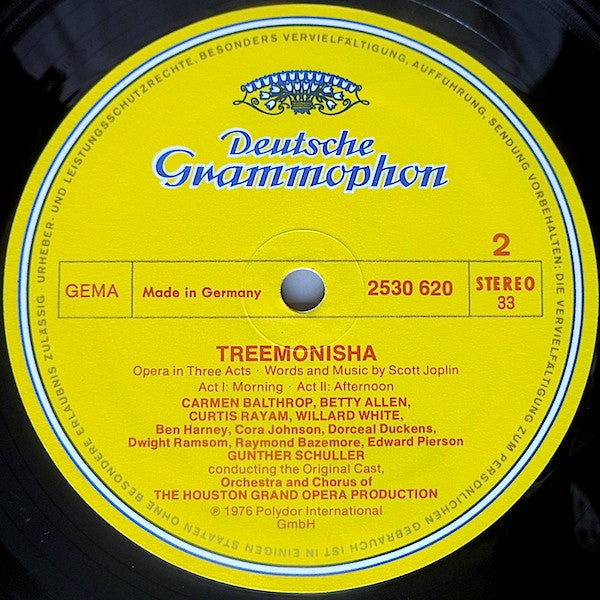 Scott Joplin -Treemonisha (Original Cast Recording)