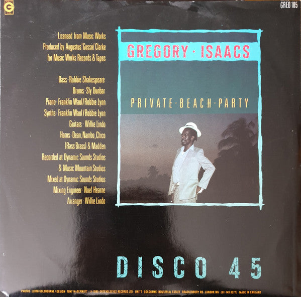 Gregory Isaacs -Private Beach Party