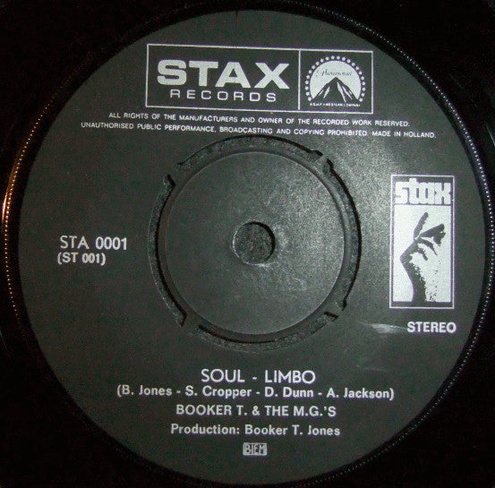 Booker T. & The MG's* -Soul-Limbo / Heads Or Tails