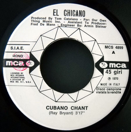 El Chicano -Cubano Chant / Viva La Raza