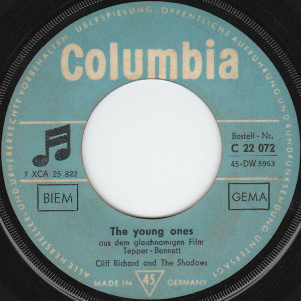 Cliff Richard And The Shadows* -The Young Ones / We Say Yeah