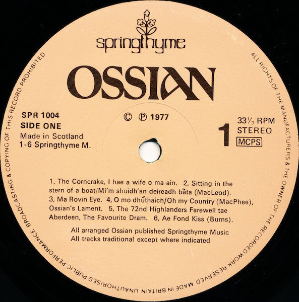 Ossian (2) - Ossian