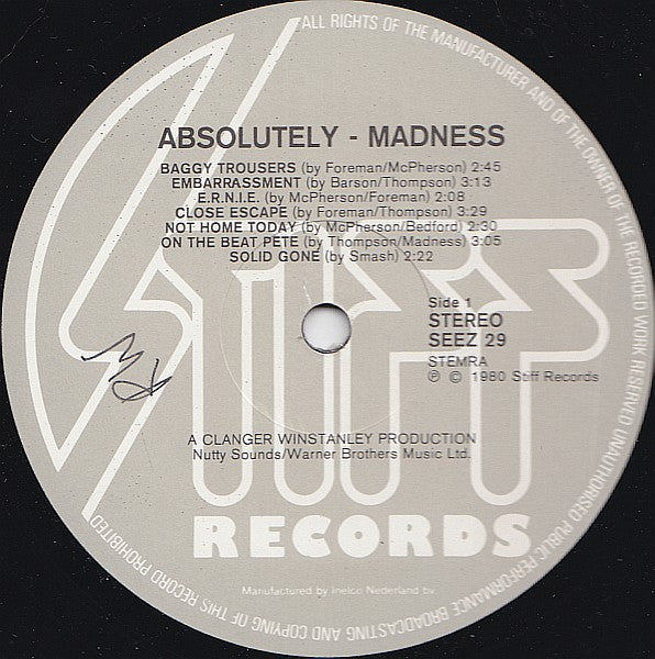 Madness -Absolutely