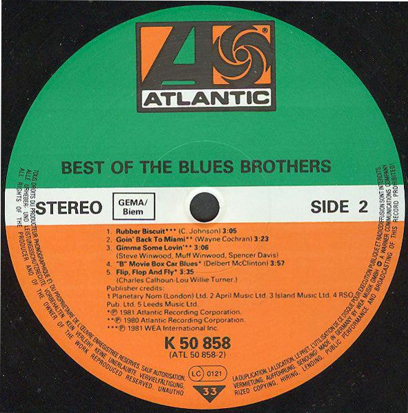 The Blues Brothers -Best Of The Blues Brothers