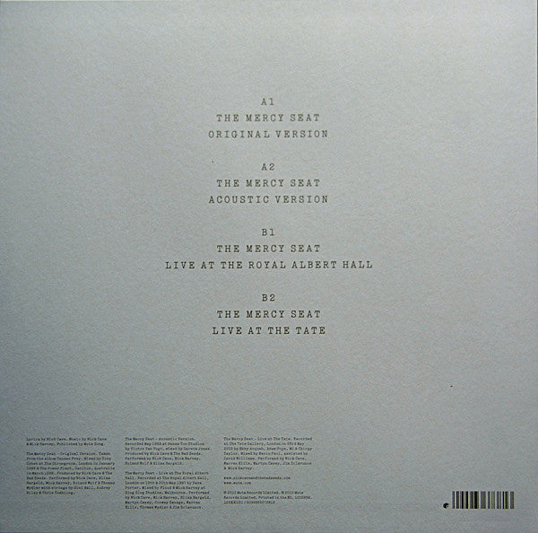 Nick Cave &amp; The Bad Seeds - The Mercy Seat