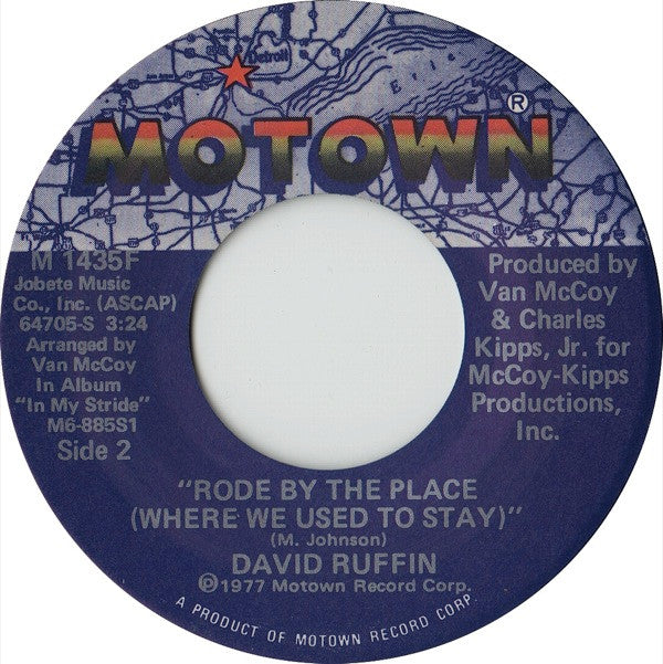 David Ruffin -You're My Peace Of Mind / Rode By The Place (Where We Used To Stay)