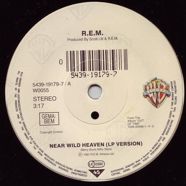 R.E.M. -Near Wild Heaven