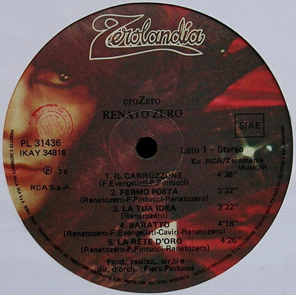 Renato Zero -EroZero