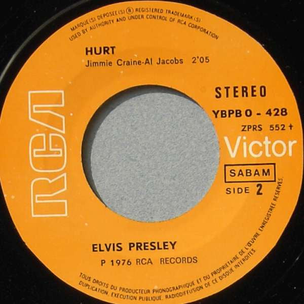 Elvis Presley -For The Heart / Hurt