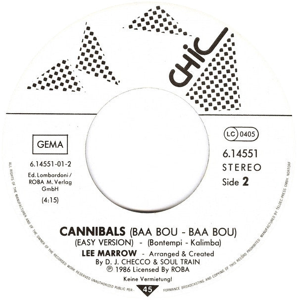 Lee Marrow -Cannibals (Baa-Boù - Baa Boù)